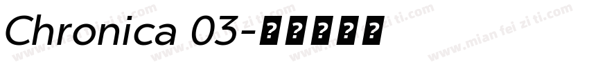 Chronica 03字体转换